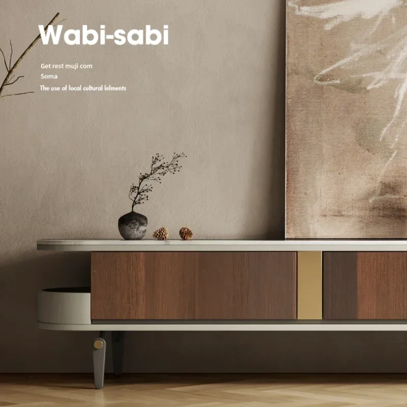 أثاث منزلي، مركز ترفيه، طاولة تلفزيون، خزانة تلفزيون، مهد Mueble يدعم وحدة حامل فاخرة حديثة من Mesa De