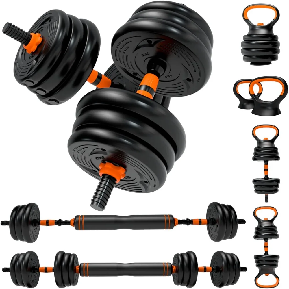 

Dumbbells Weights Set 20lbs/33lbs/44lbs for Indoor Workout Dumbbell Weight Barbell Perfect for Bodybuilding Fitness Lifting