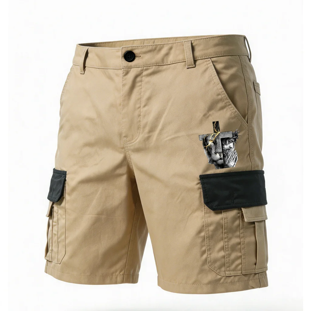 

Men's Fashion Cargo Pants — Casual, Loose Fit with Multi-Pocket Design; Ideal for Outdoor Activities.