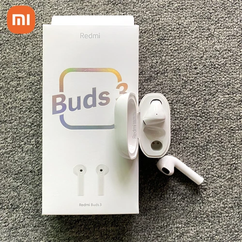 Imagen 2 del producto Xiaomi Redmi Buds 3 TWS auriculares inalámbricos Bluetooth micrófono Dual QCC 3040 Chip IP54 auriculares impermeables con cancelación de ruido