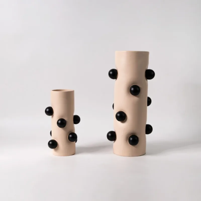 

Nordic creative resin ball vase flower ware, dining table home accessories