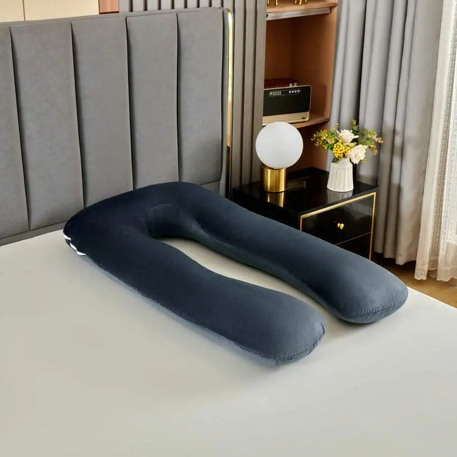 U-Shaped Full Body Pillow, Special Pillow For Pregnant Women, With Velvet Pillowcase, Full Body Pillow With Back, Leg And Abdome