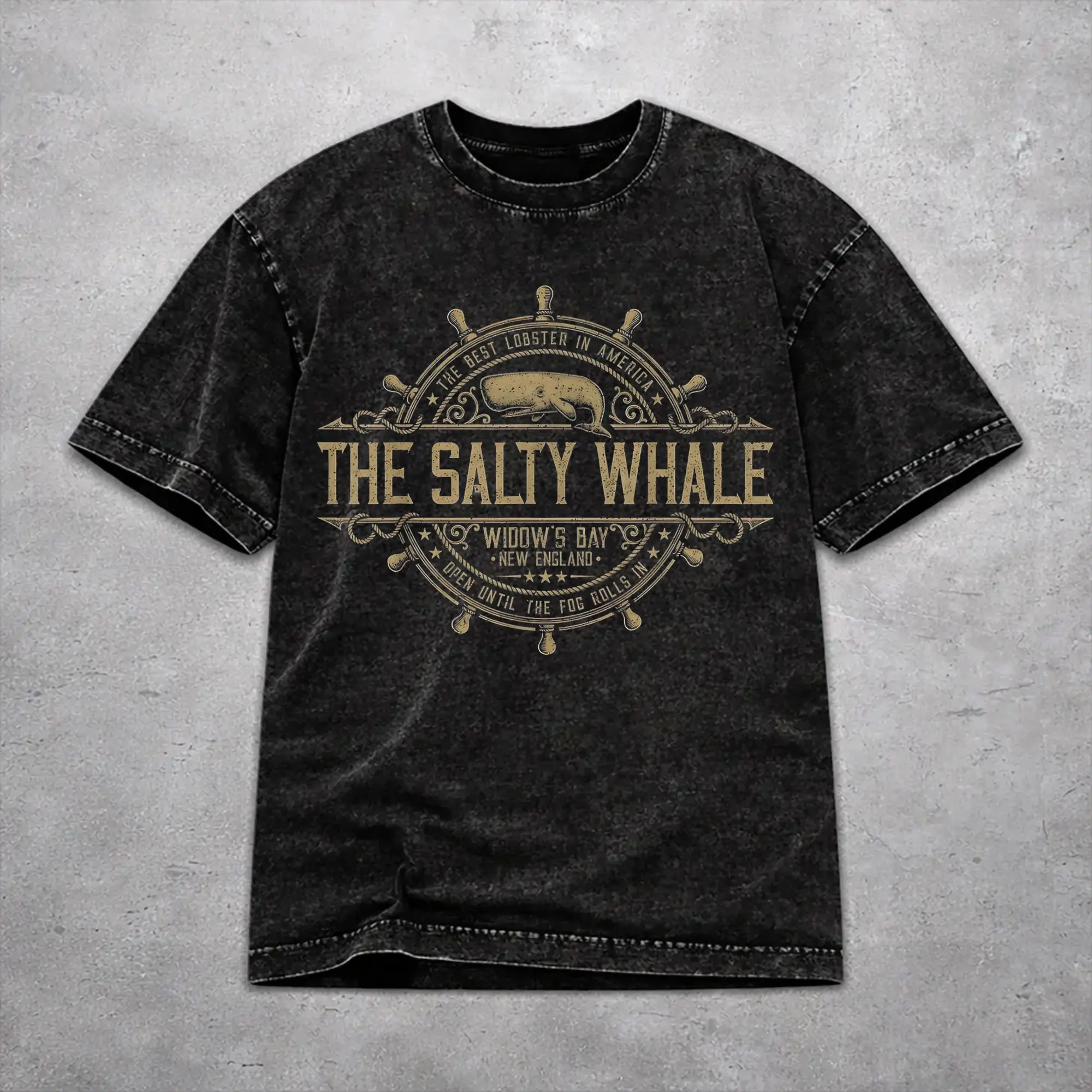 Women Men Widow's Bay Horror Movie 2026 T Shirt Graphic Printed Vintage Washed  Harajuku T-Shirts
