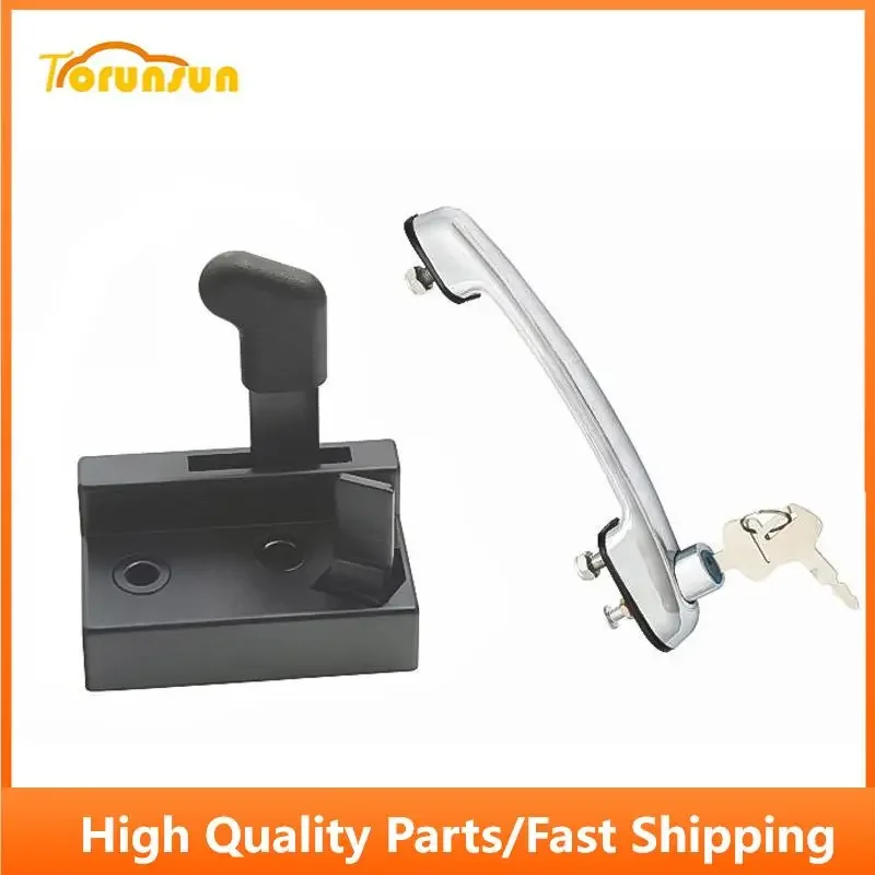 

Fits For Hyundai R60-7 Cab Door Lock Assembly Outer Handle Lock Block Door Lock