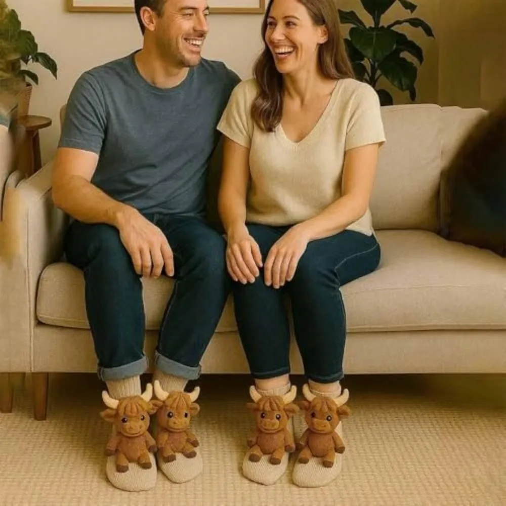 

Креативные 3D вязаные носки с животными, вязаные вручную теплые новые носки-тапочки, дышащие двухслойные забавные носки для мужчин и женщин