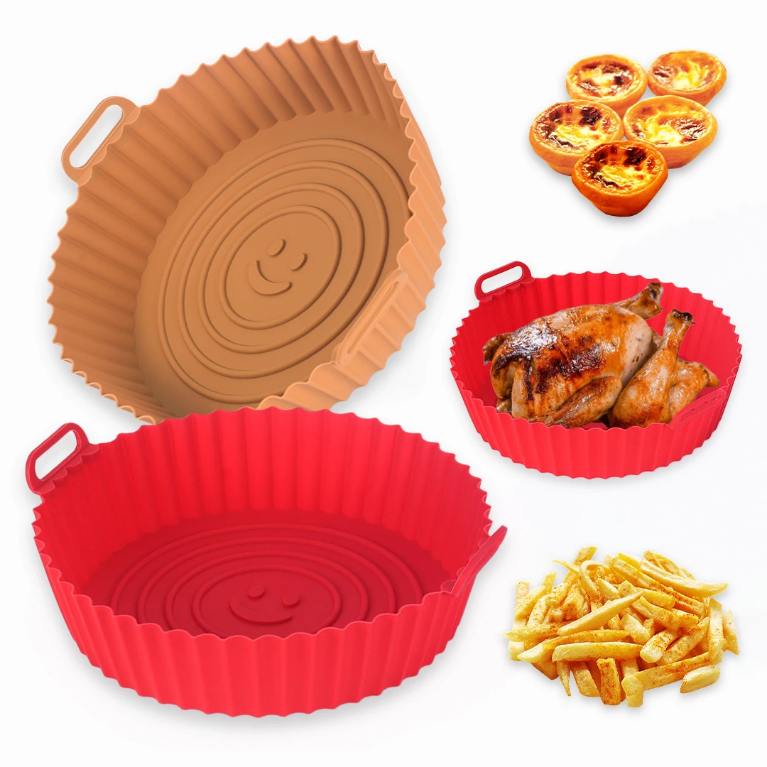 

Upgrade Your Cooking with this Air Fryer Silicone Tray and Oven Baking Tool for Pizza and Fried Chicken Airfryer Silicone Basket