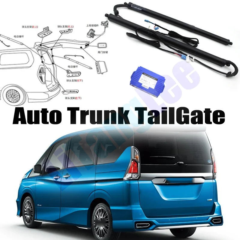 For Nissan serena/Suzuki Landy C27 2016~2022 Car Power Trunk Lift Electric Hatch Tailgate Strut Auto Rear Door Actuator