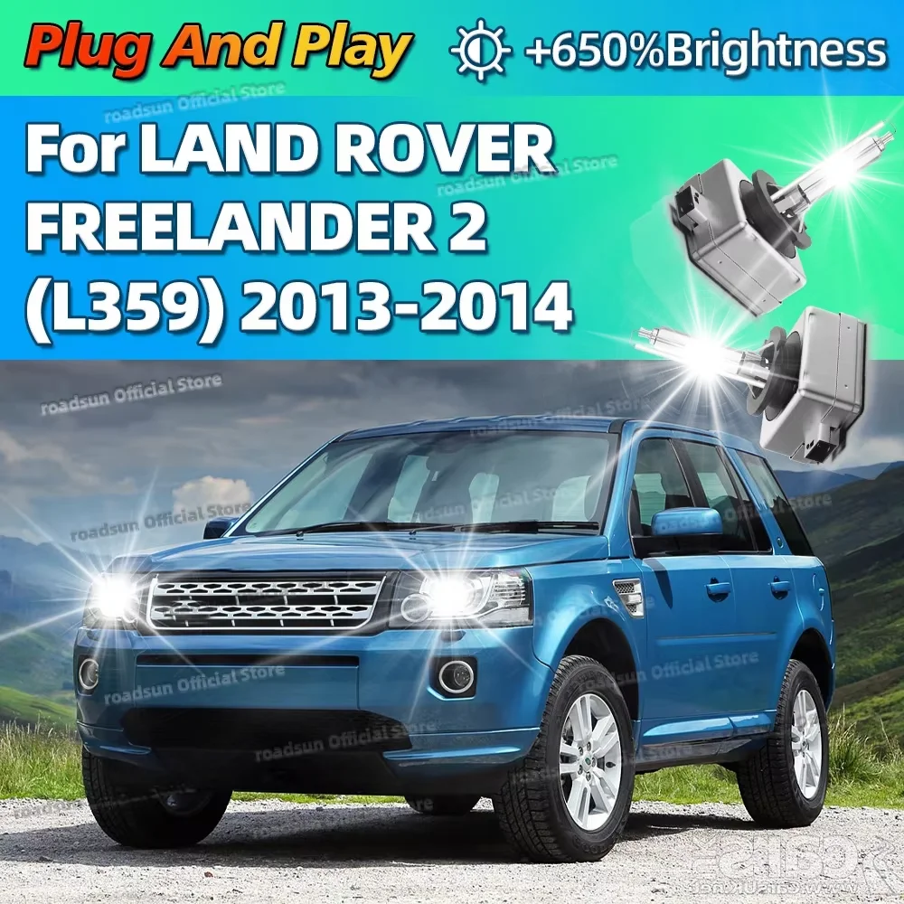 

2 шт. автомобильные лампы HID D3S ксеноновые лампы 35 Вт фары 6000 К стандартный белый свет для LAND ROVER FREELANDER 2 L359 2013-2014