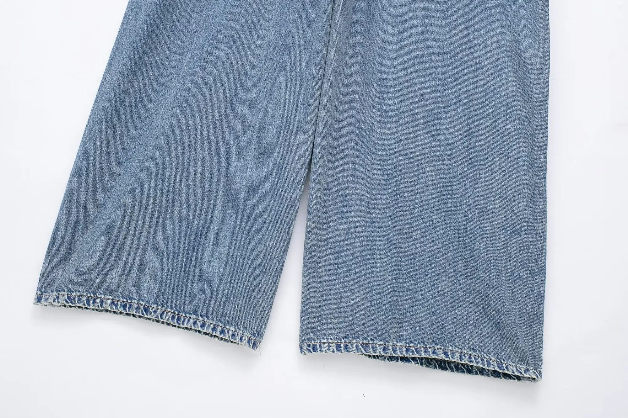 Tangada-macacão jeans grande para mulheres, sem mangas, elegante, 3H0170, 2024