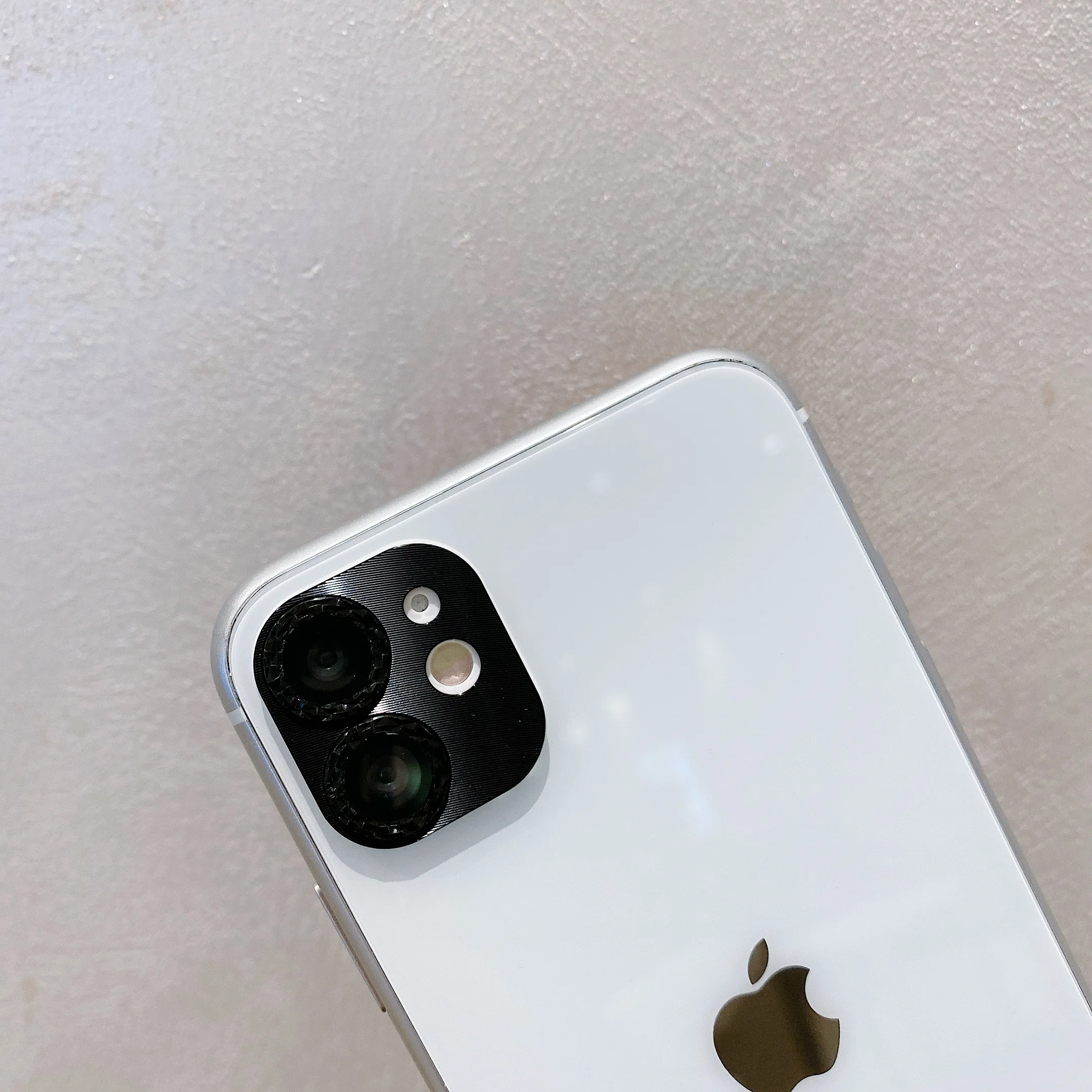 واقي شاشة من الزجاج المقسى ، غشاء تغطية ، 9 ساعة ، حلقة معدنية ، iPhone 11 ، 12 ، 13 ، 14 ، 15 Pro Max ، Mini ، 14 ، 15 Plus