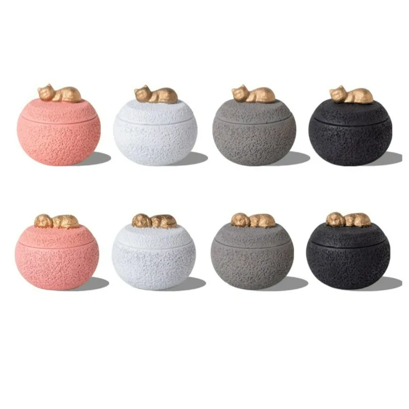 Urna Funerária para Animais de Estimação, Caixa Funerária de Cimento para Cães e Gatos, Urnas de Cremação, Urnas para Cinzas Comemorativas, Cinzas de Gatos Filhotes, Caixa de Memória para Cemitério