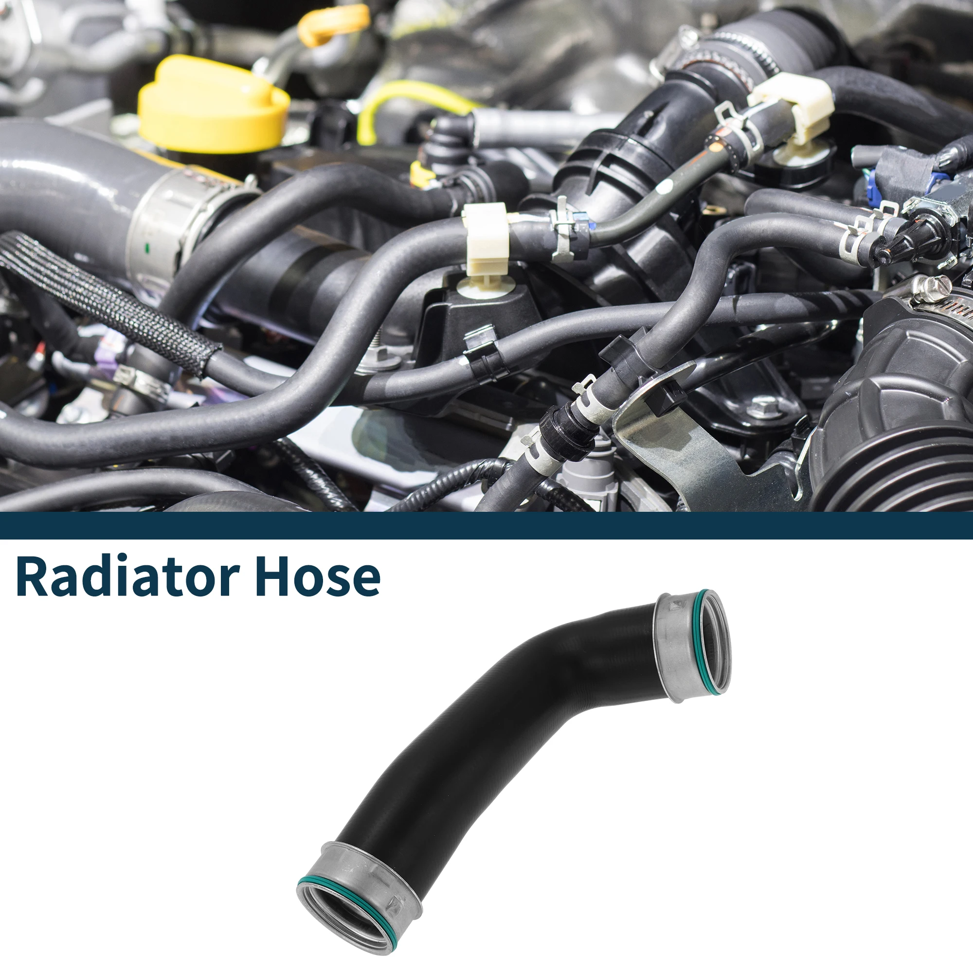 

Шланг радиатора UXCELL для Audi A3 1.9 TDI 2.0 TDI 03-13 No.1K0145834L Boost Hose черный