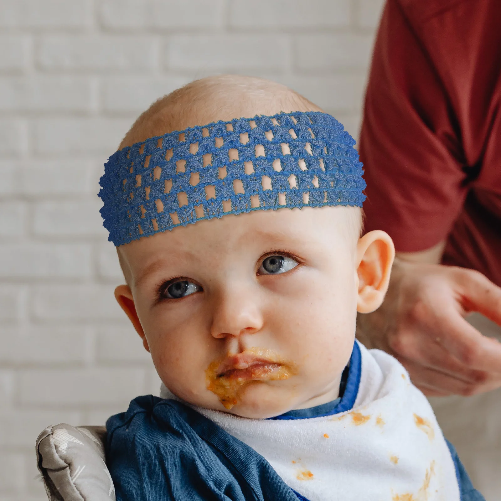 24 قطعة العصابات الشعر الطفل أطواق رأس مرنة للفتيات 30 سنتيمتر-50 سنتيمتر مقاس الفرقة 1 5 بوصة عرض لينة البوليستر الرضع طفل اكسسوارات