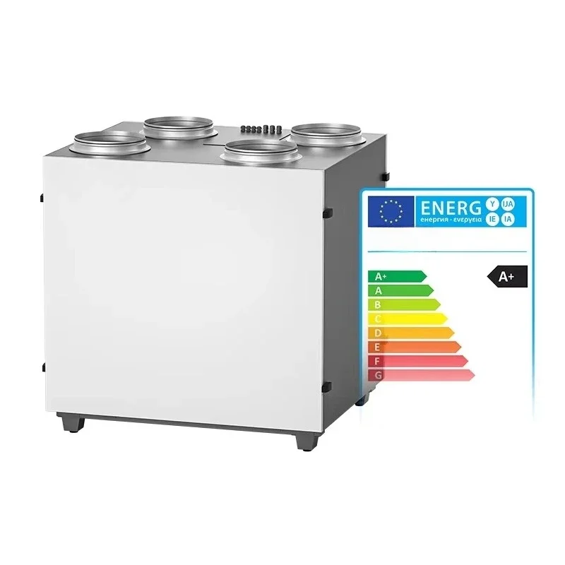 Vertical ERV HVAC Fresh Air Ventilation System Air Exchanger Wall Heat Recovery Ventilation Recuperator 3