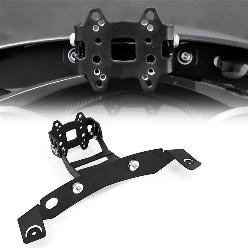 A21F-Motorcycle Adjustable Angle Stand Holder Phone Mobile Phone GPS Navigation Plate Bracket For BMW K1200GT K1300GT