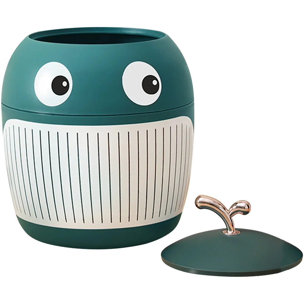 

Mini Desktop Trash Can Compact Small Wastebasket for Makeup Table Countertop Office Bedroom Tiny Garbage Bin Desktop Trash Can