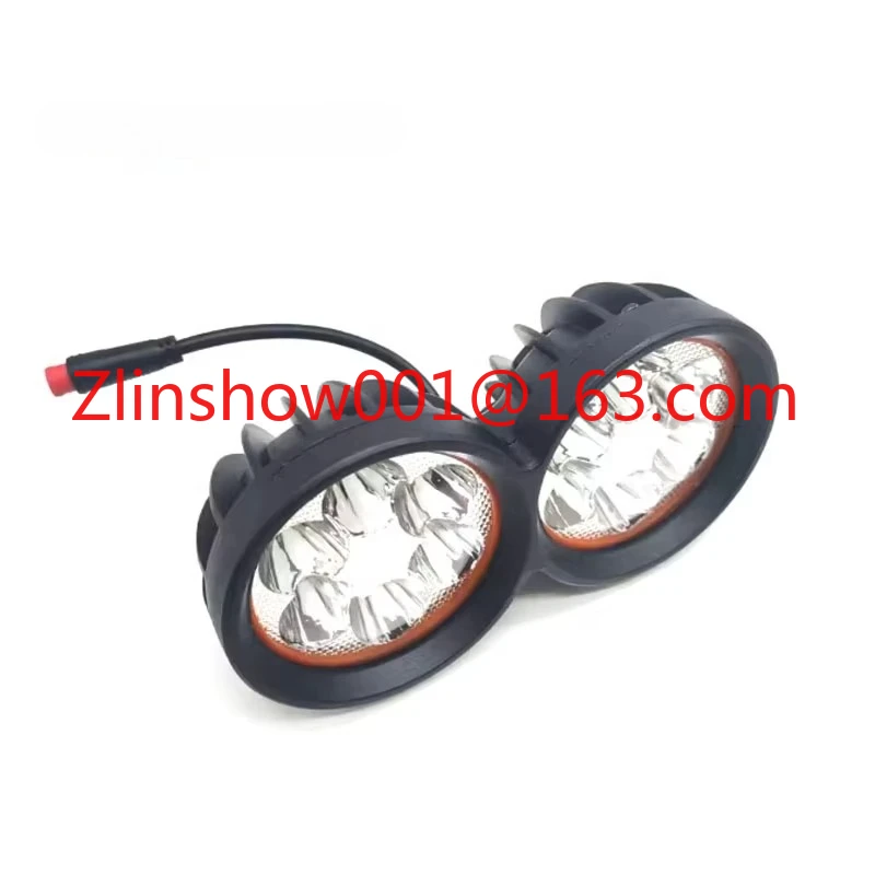 Original M5 Pro Parts Electric Scooter Handlebar Lamp Head Front LED Light Headlight for  Kugokirin M5 PRO Accessories