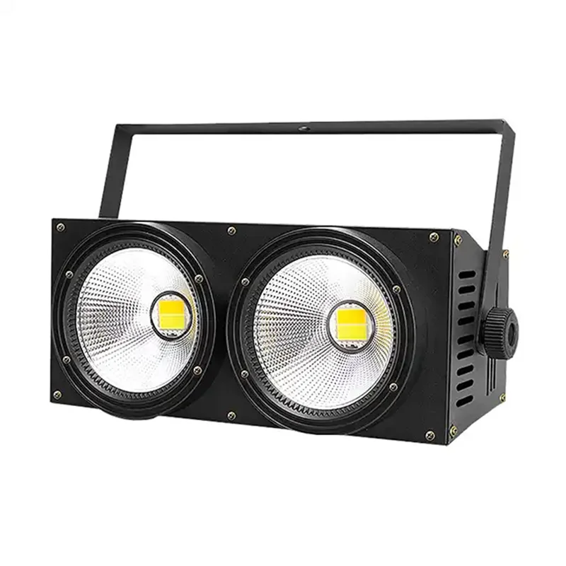 Imagem -03 - Cob Led Blinder Light Branco e Âmbar Stage Show dj Wedding Club Bar Party Iluminação Dmx Event Show 2x100w