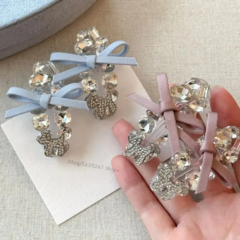 

2pcs Multifunctional Bowershed Harepin с сверкающими стразами легкой дизайны, подходящей для различных нарядов H7EF