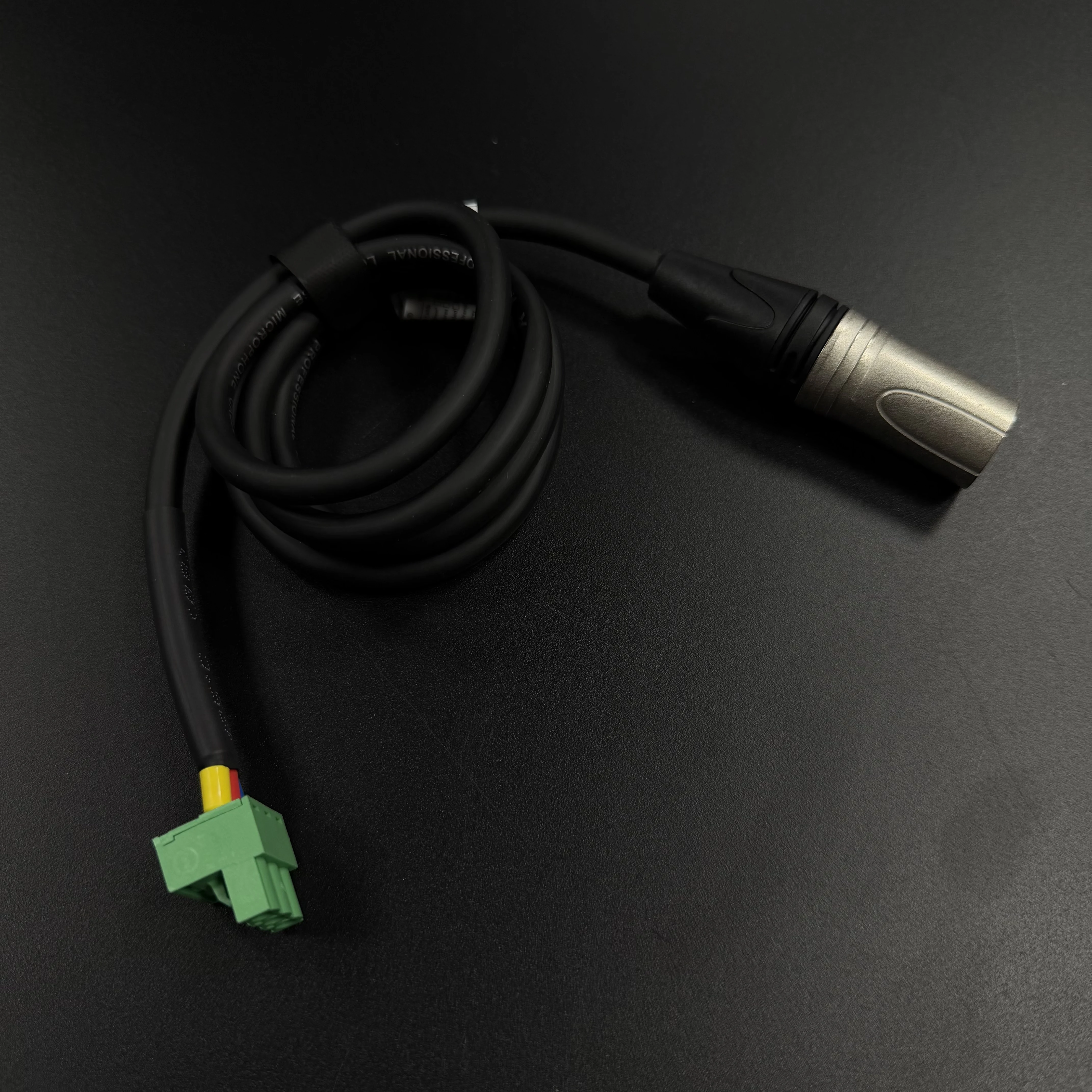 XLR zu Phoenix 3-Pin Pro, Kabel XLR 3P M/F zu PHX3M NBKF/2EDG-5.08mm PCB Schraubklemmenadapter Anschlusskabel für Lautsprecher – Detail 6