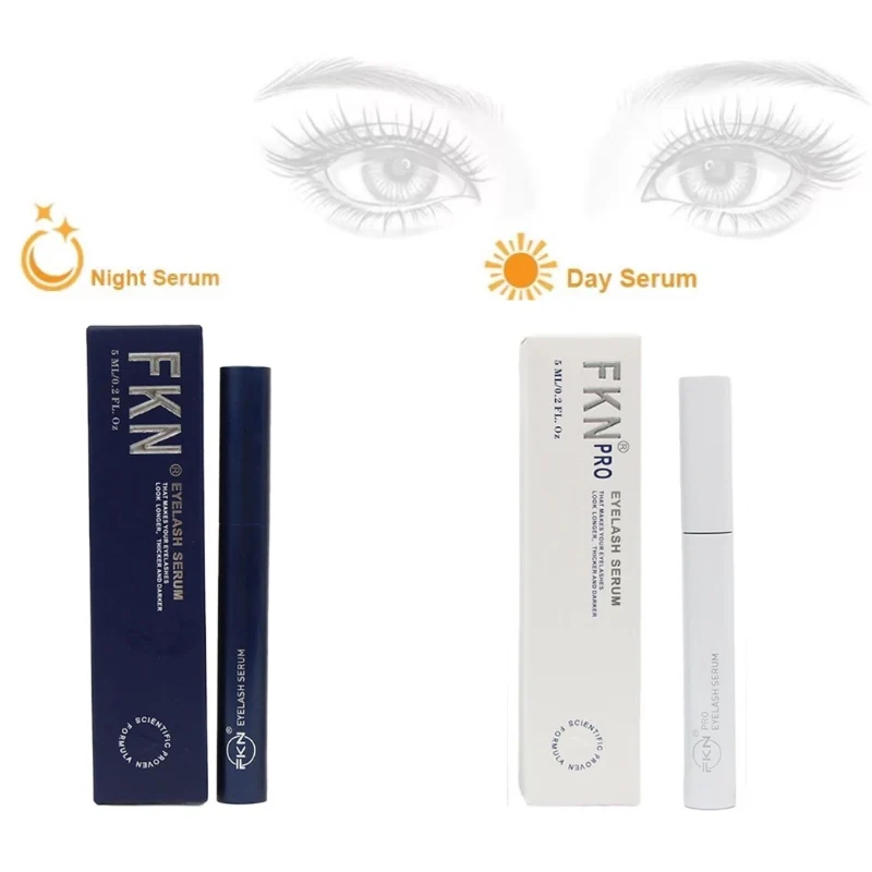 FKN-Soro De Crescimento De Cílios, Levantamento De Cílios Enhancer, Eye Lash Fuller, Nourish Mais Grosso, Alongamento Mais Longo, Essência De Sobrancelha