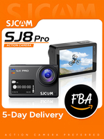 SJCAM SJ8 Pro Action Camera 4K 60fps 2.33 Inch Touch Screen Waterproof Outdoor Sport Cam 5G WiFi 170° FOV 8X Zoom Action Camera