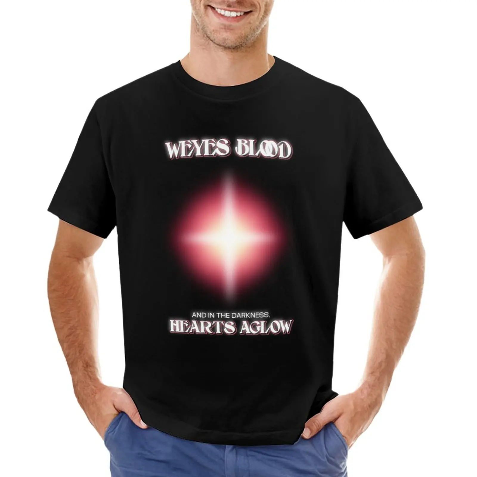 

Weyes Blood In The Darkness Hearts Aglow Album 2022 Titanic Rising T-Shirt custom t shirt mens t shirt graphic