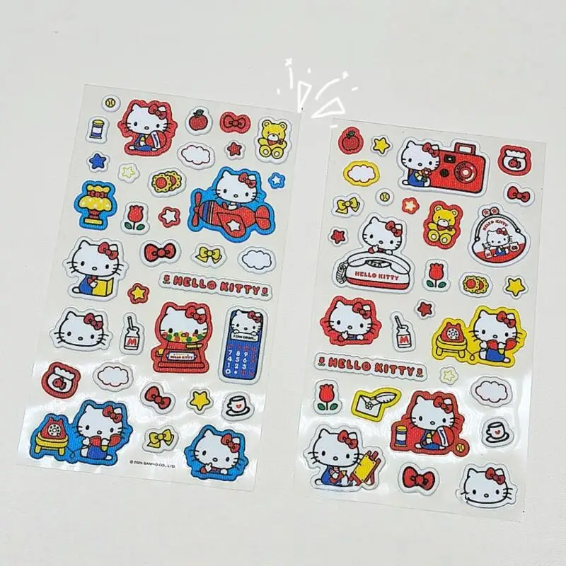 

Sanrio Hello Kitty Bubble наклейки милые девушки чашки воды чехлы для телефонов справочники подарки на день рождения декоративные наклейки