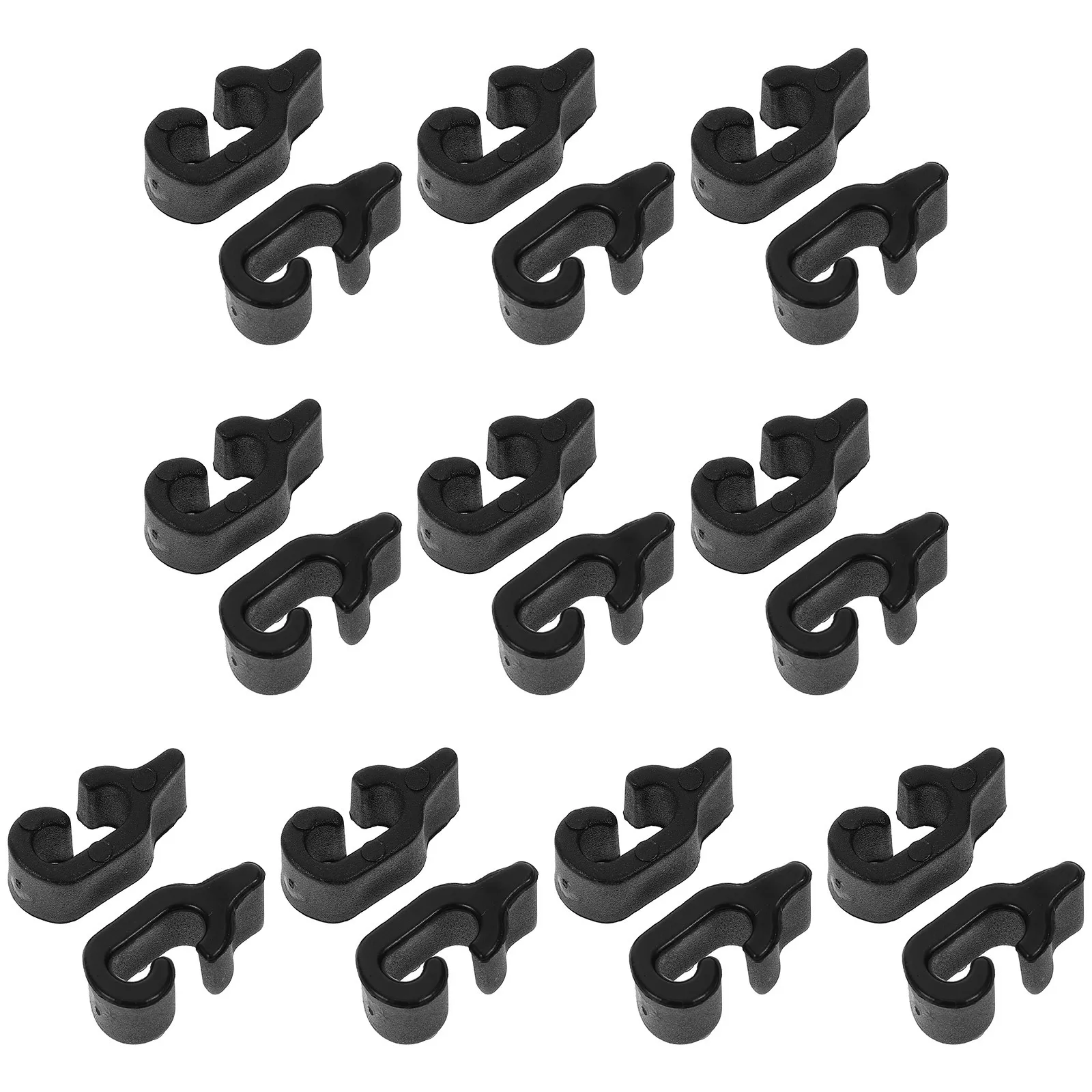 

20Pcs Pet Cage Clips Plastic Detachable Lock Buckle Snap Fastener for Cat Dog Bird Wire Mesh Fence Cage Door Latch