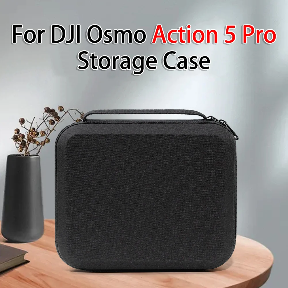 For DJI Osmo Action 5 Pro Storage Bag Durable Hand Anti-Lost Strap Shockproof Drone Camera Case Nylon Hard Handle Carrying Cover