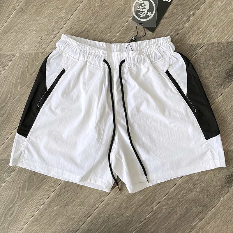 Hellstar Studios Sample Shorts Casual Patchwork Summer Leisure Pants Straight Leg Short Length Youthful Energy Style for Men view 3