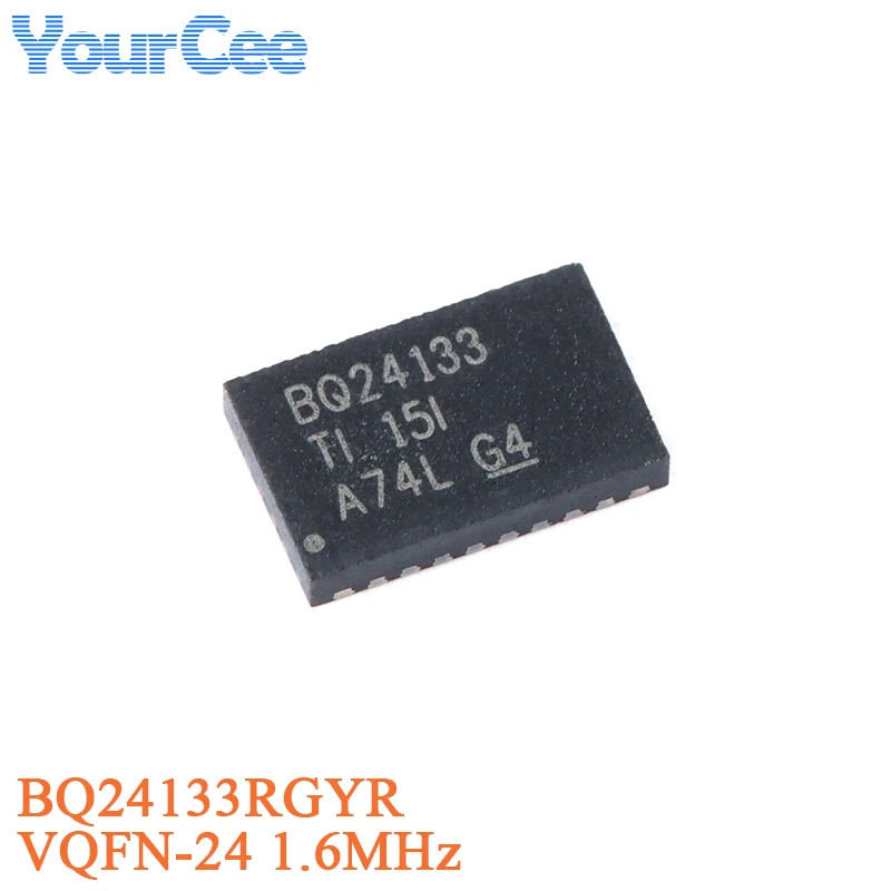 10pcs/2pcs BQ24133RGYR VQFN-24 BQ24133 1.6MHz Synchronous Switching Mode Li-Ion Battery Charger Chip