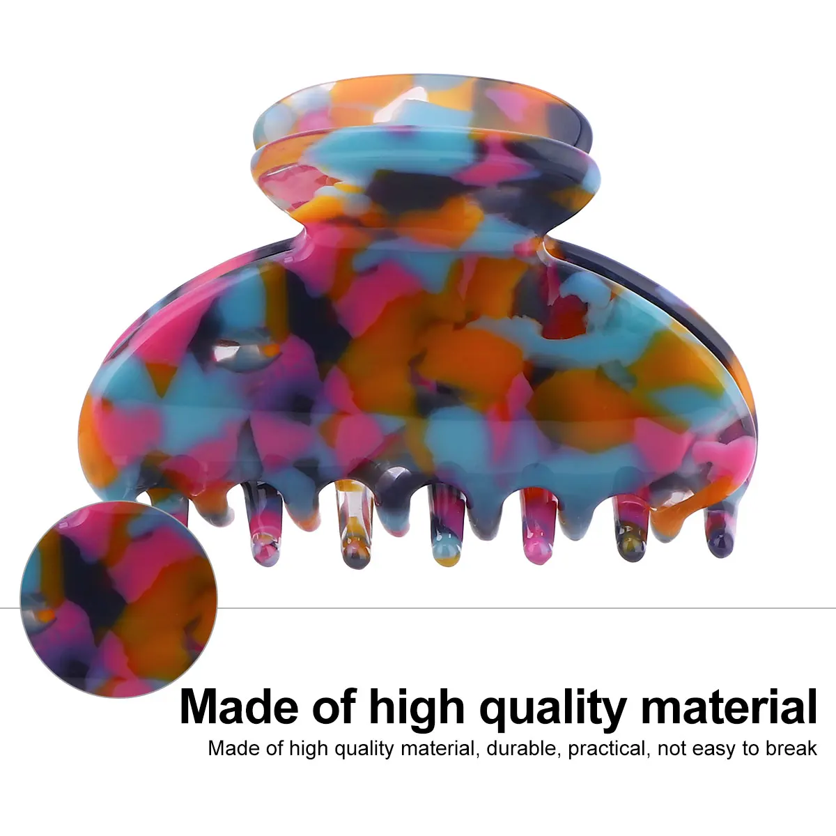 

Acetate Sheet Fashion Hair Claw Clips Sturdy Durable Easy Use Perfect for Thick Thin Curly Straight Hair Supplies