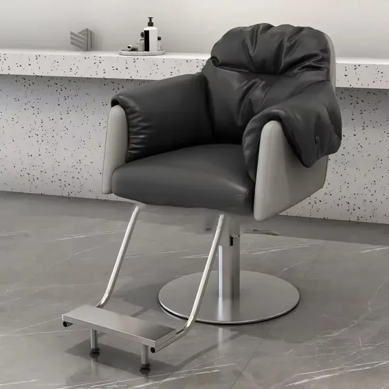 

Retro Barber Chair Salon Hair Shop Simplicity Unique Dyeing Hair Barbershop Chair Beauty High-end Luxury Sillas Home Furniture