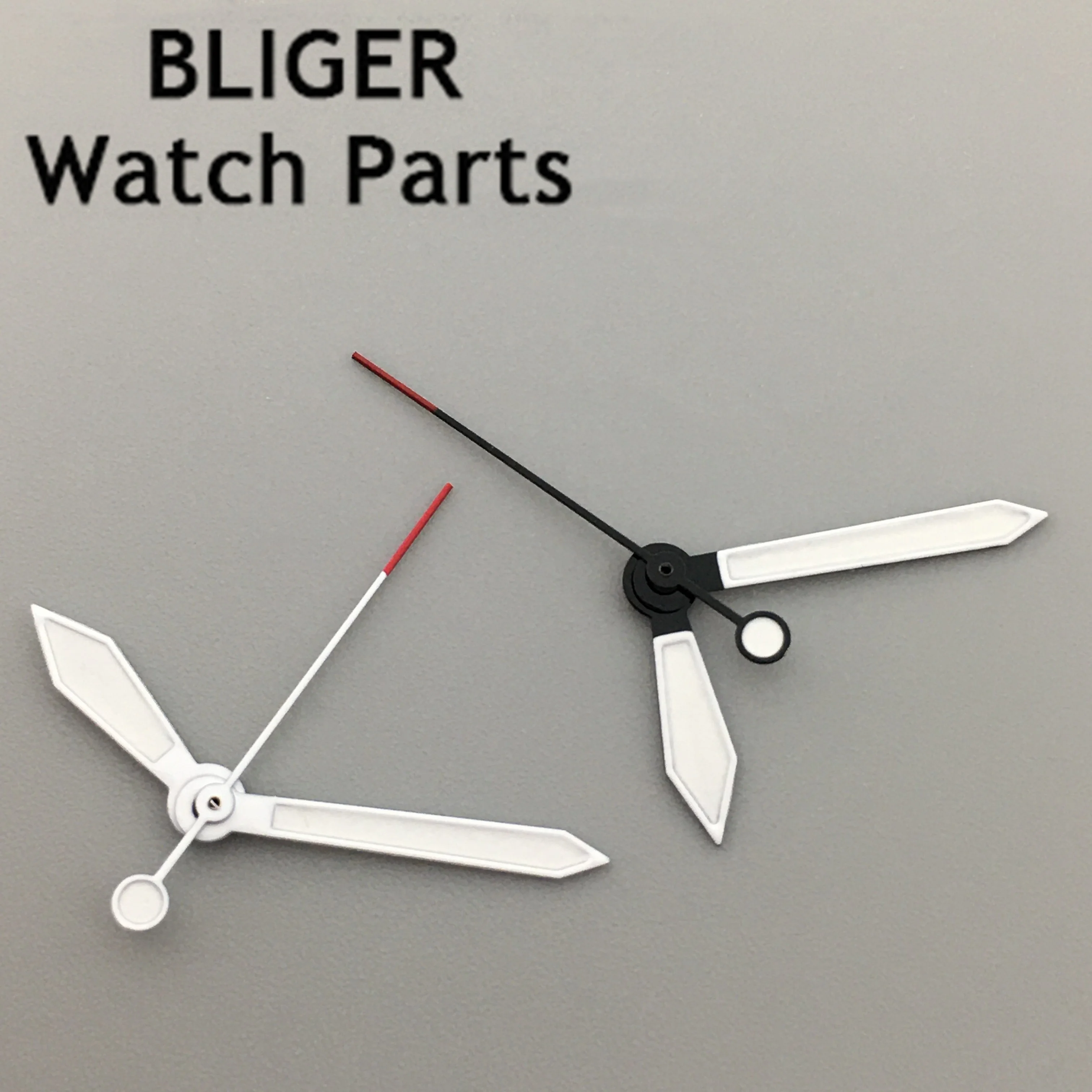 BLIGER watch hands green super luminous hands fit NH35 NH36 movement