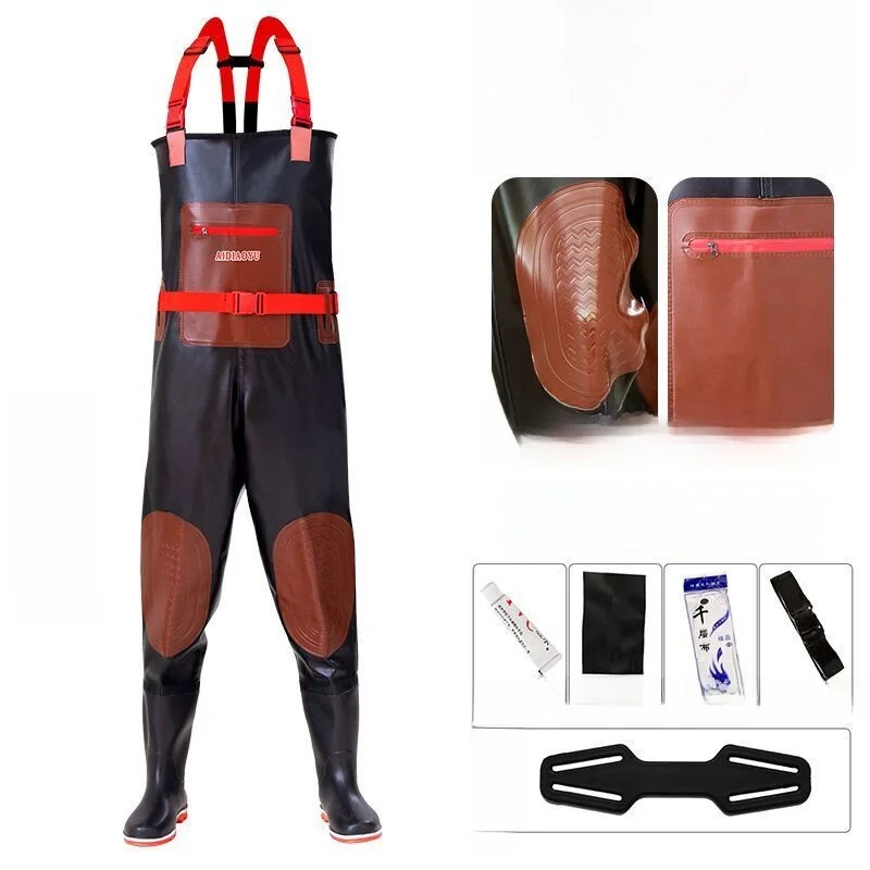 pantalon-de-peche-impermeable-mi-corps-avec-semelle-en-acier-anti-perforation-et-sangles-equipement-de-peche-avec-base-en-tendon-de-taureau