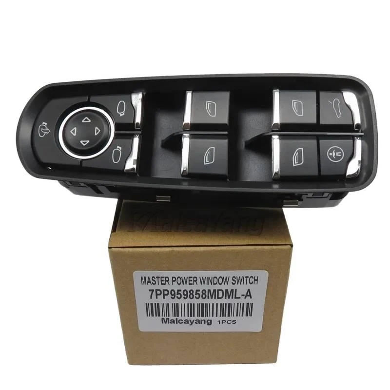 Interrupteur de lève-vitre électrique 7PP959858MDML pour Porsche Panamera Cayenne Macan, interrupteur de panneau de fermeture électrique des vitres