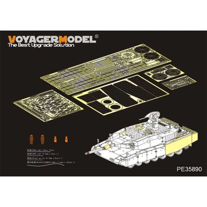 

Модель Voyager PE35890 1/35 детали с фотогравировкой для современного немецкого леопарда 2A4 Revolution 1 MBT Basic (для Tiger 4629)