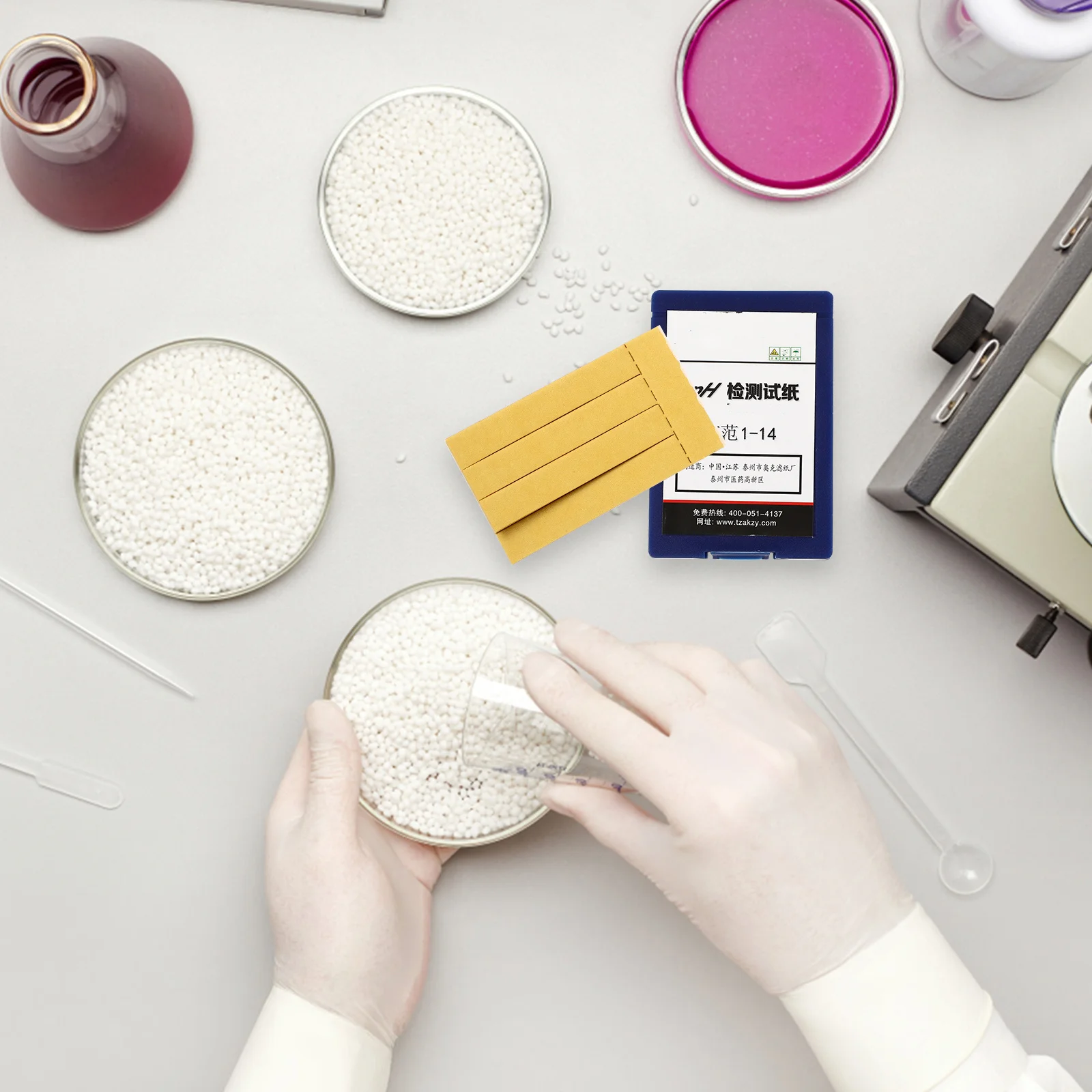 

1 Box PH Test Strips Universal Acid Alkalinity PH Testing Paper Range 1-14 Laboratory Liquid Solution Exam Paper