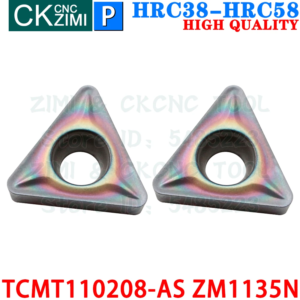 TCMT110208-AS ZM1135N TCMT 110208 AS ZM1135N 초경 인서트 외부 선삭 인서트 도구 TCMT1102 TCMT 1102 TCMT21.52 TCMT 21.52 CNC 기계식 금속 선반 선삭 절삭 공구