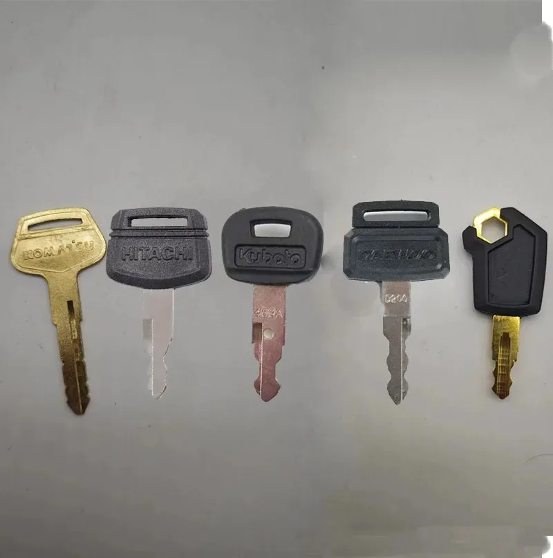 

5pcs Excavator Keys Set For Hitachi For Kubota For Dozer For Kobelco For Komatsu For Ca Excavator Part