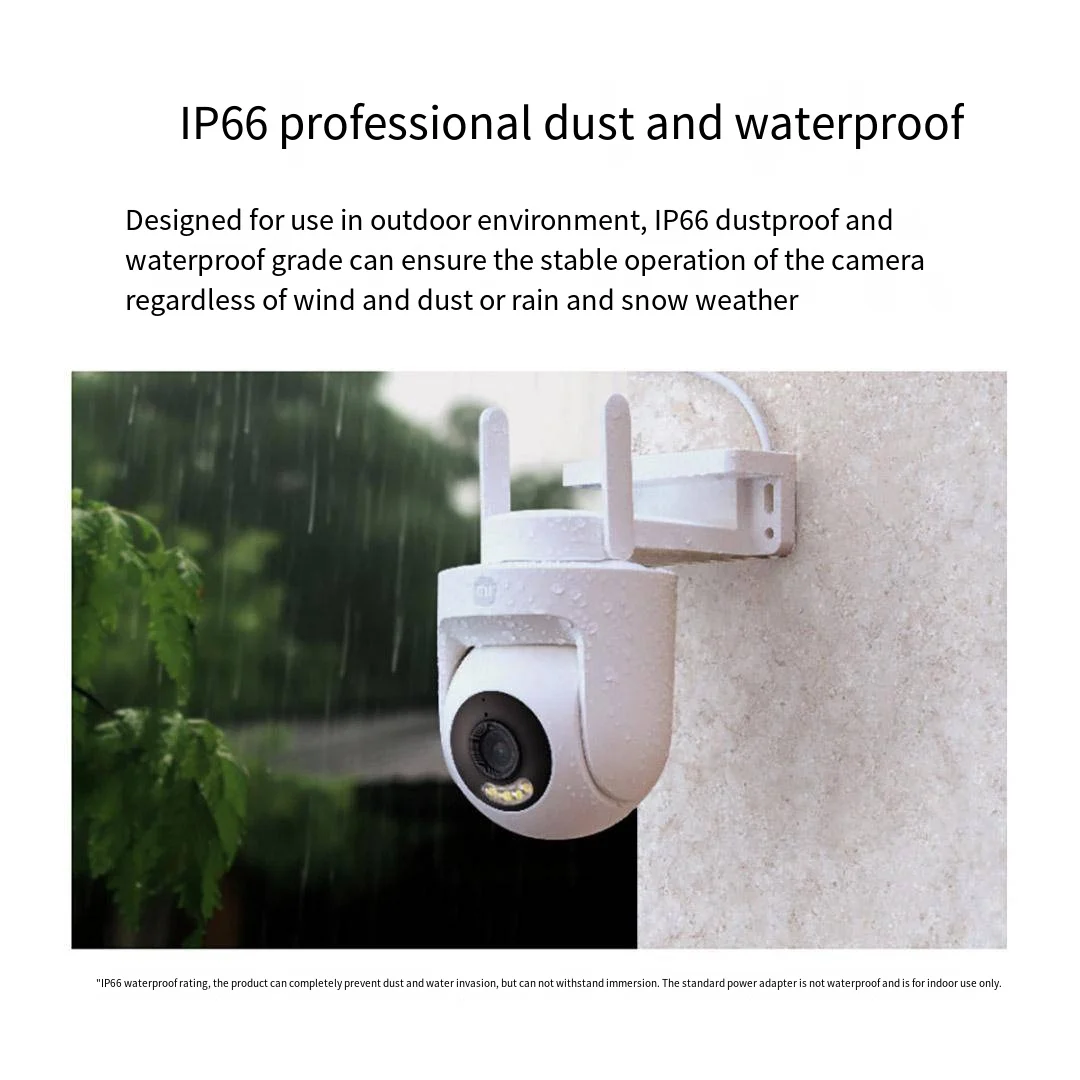 Xiaomi 屋外カメラ CW500 セキュリティ保護 WiFi6 3K ウルトラ HD 解像度フルカラーナイトビジョン IP66 カム Mijia スマートホーム