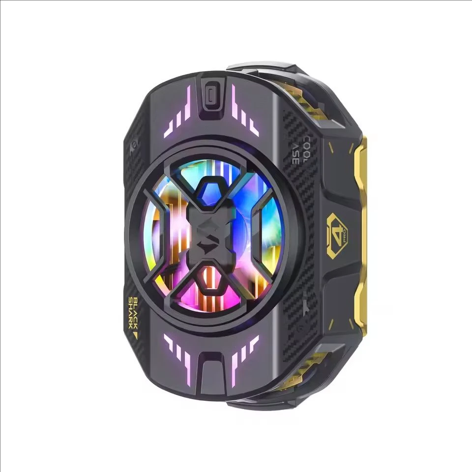 

Оригинальный черный Shark 4 Pro магнитный кулер для телефона игровой воздушный охладитель радиатор для iPhone 15/Samsung вентилятор охлаждения мобильного телефона