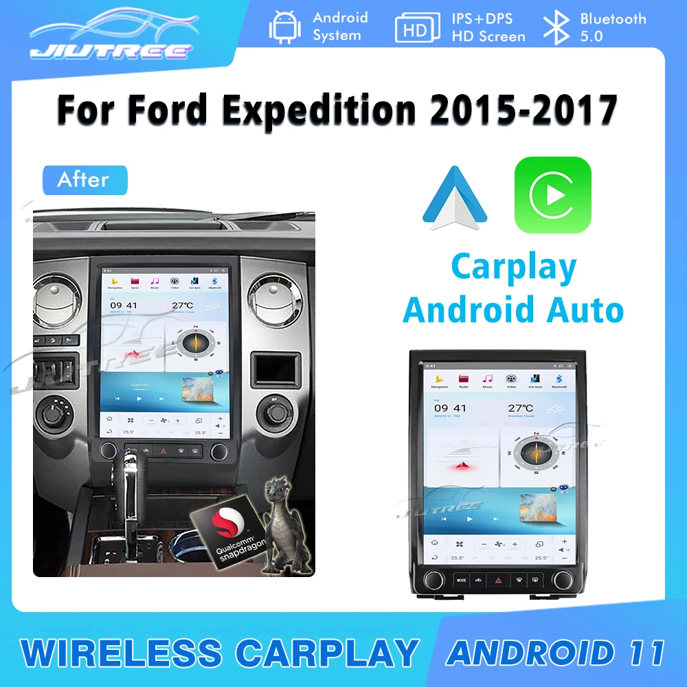 

Qualcomm Snapdragon Android 11 For Ford Expedition F450 2015 2016 2017 Car Multimedia Radio GPS Navi Player Carplay Head Unit