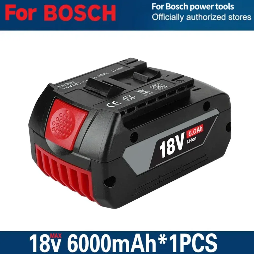 Originele Voor Bosch 18V Batterij 6.0Ah Lithium Batterij Professionele Opladen Power Tool Batterij Voor Bosch Bat618 Bat618G