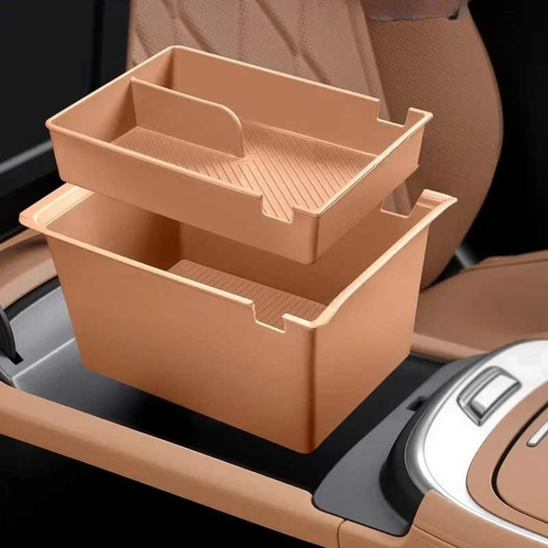 

Dual-purpose Storage Box for Geely Galaxy A7 - Central Control & Armrest Organizer, Custom-fit Mod Part