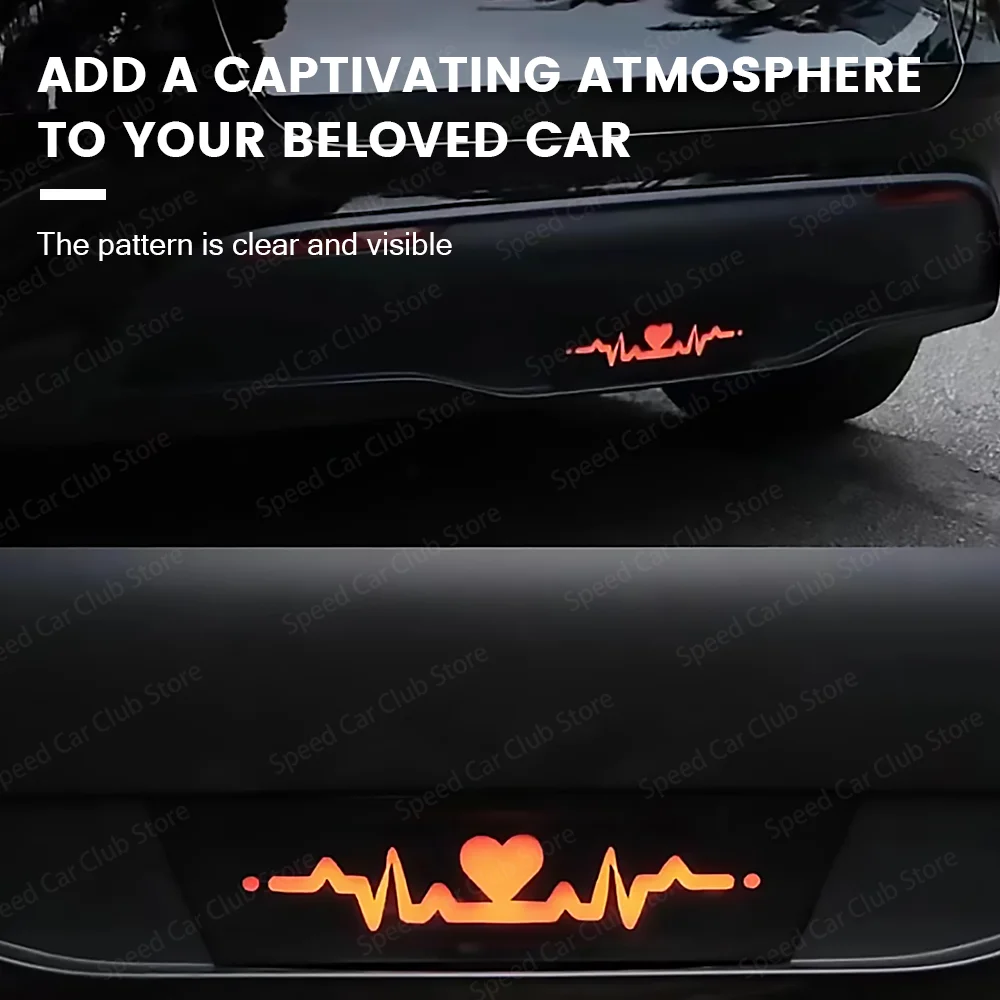 Auto Staart Hartslag Indicator Licht Voor Tesla Model Y Achterbumper Achterlicht Dagrijverlichting Zwart