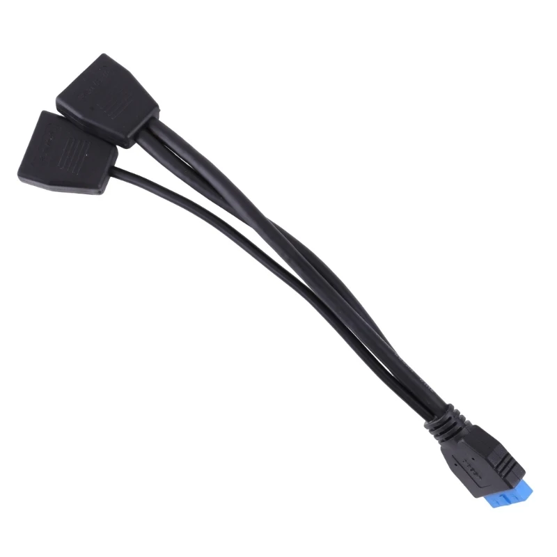 

USB-разветвитель материнской платы Внутренний USB-концентратор 19-контактный USB 1-2-разветвительный кабель