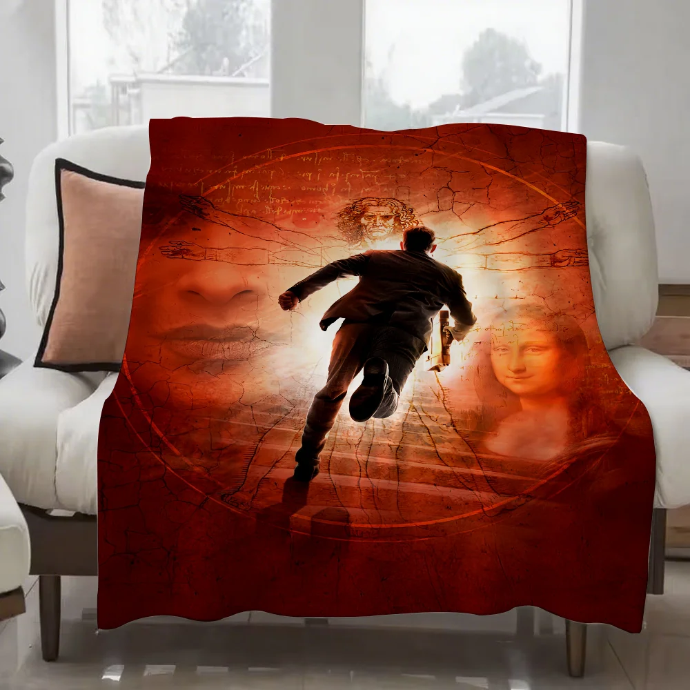 

Легкий дизайн одеяла из фильма «Д-Да Винчи» для общежитий, сон, гостиной, офиса, дивана, всесезонного