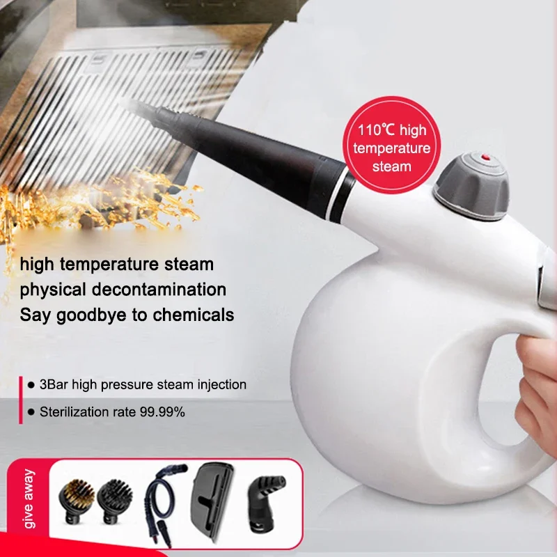 New 900W Steam Cleaner Home Multifunctional Kitchen Degreasing High Temperature Autoclave Hood Cleaner